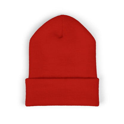 Ho Ho Ho Embroidered Beanie — Classic Cuffed Winter Hat
