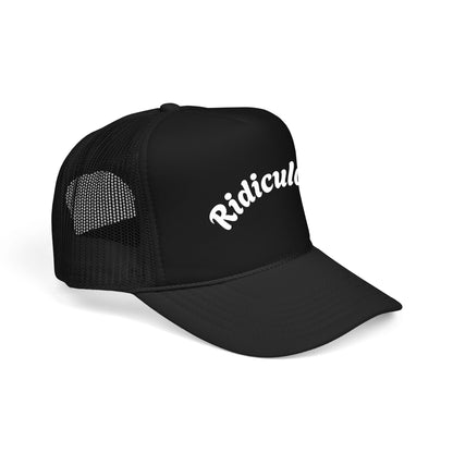 Ridiculous Foam Trucker Hat — Funny Retro Script Mesh Cap