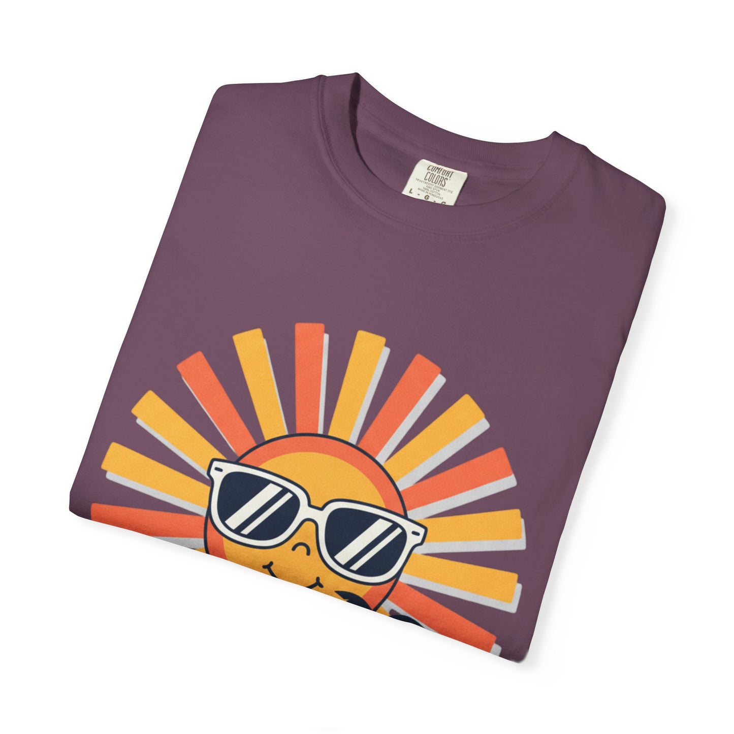 Summer Vibes T-Shirt — Retro Sun with Sunglasses Beach Graphic
