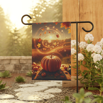 Autumn Garden Banner, Fall Decor, Pumpkin Flag, Thanksgiving Home Decoration, Outdoor Seasonal Display