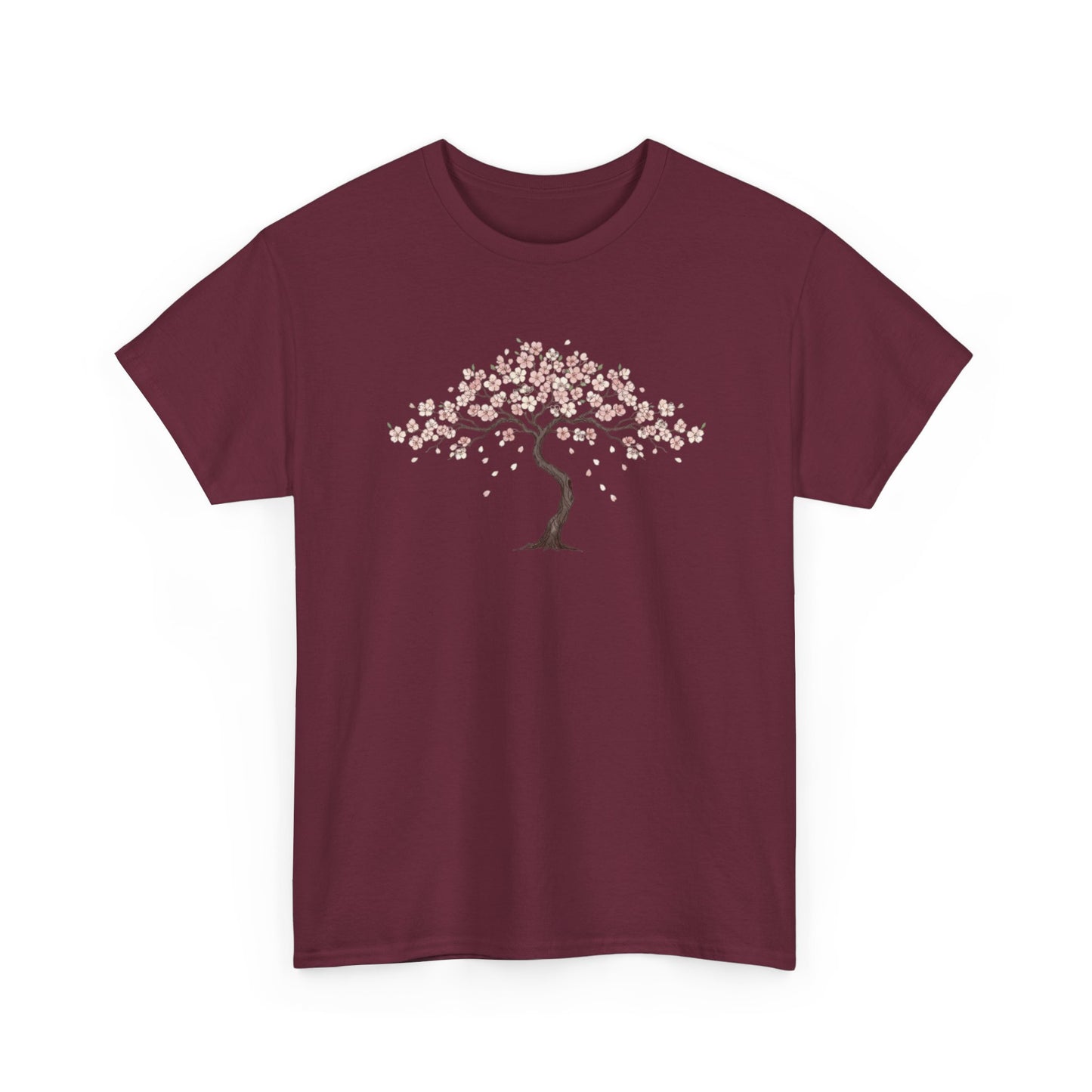 Cherry Blossom Tree T-Shirt — Minimal Floral Spring Tee