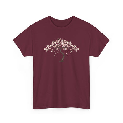 Cherry Blossom Tree T-Shirt — Minimal Floral Spring Tee
