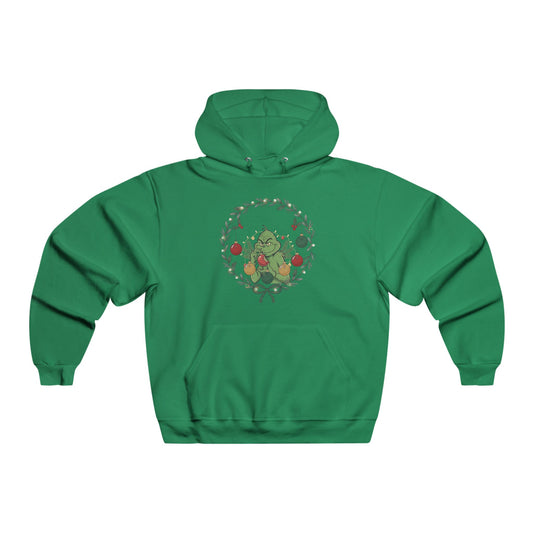 Grinch Christmas Hoodie — "Happy Grinchmas" Holiday Tree Sweatshirt