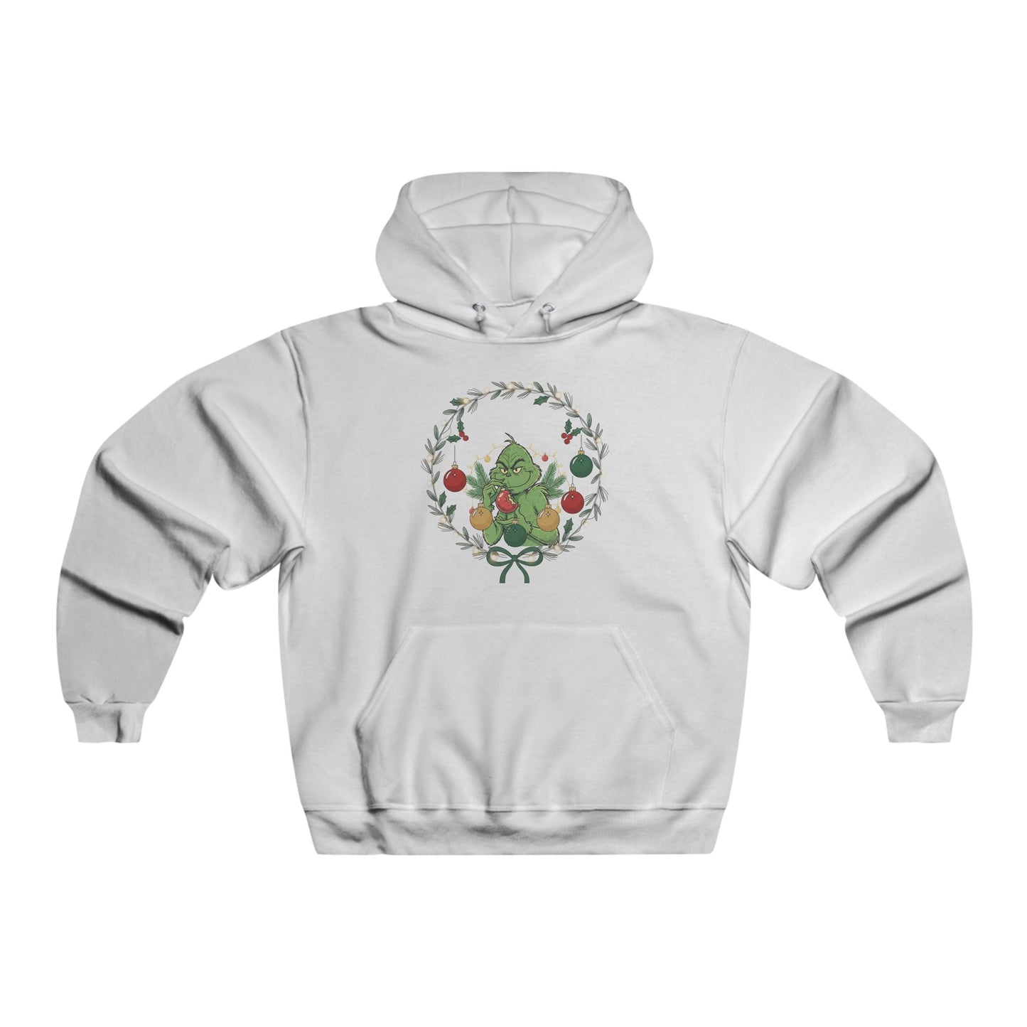 Grinch Christmas Hoodie — "Happy Grinchmas" Holiday Tree Sweatshirt