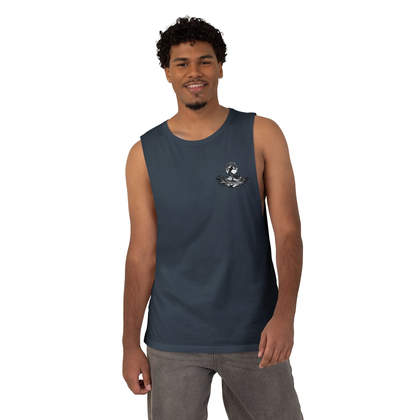 Barnard Tree Tank Top — Minimalist Chest Logo Athletic Tank