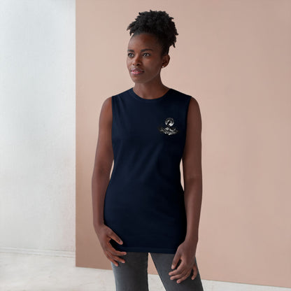 Barnard Tree Tank Top — Minimalist Chest Logo Athletic Tank