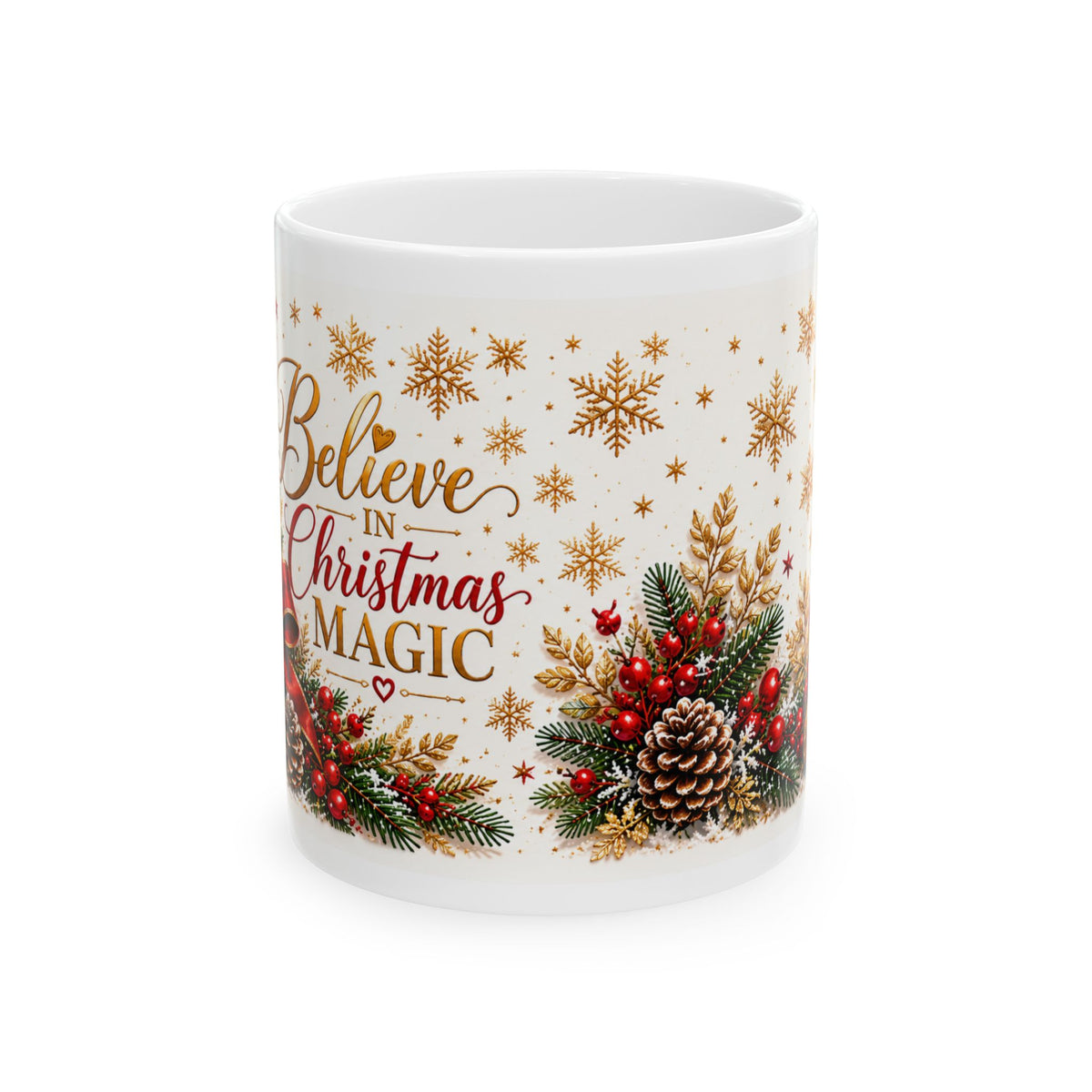 Believe in Christmas Magic Ceramic Mug