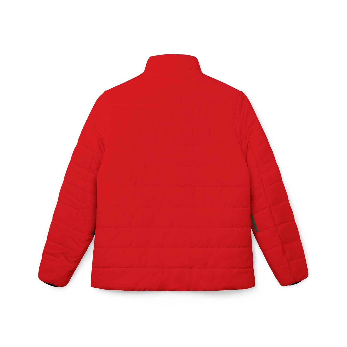 Women's Red Puffer Jacket — Lightweight Insulated Winter Coat