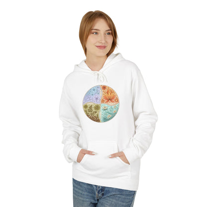 Yin Yang Seasons Hoodie — Colorful Seasonal Mandala Pullover