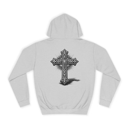 Religious Cross Hoodie — Ornate Gothic Cross Pullover