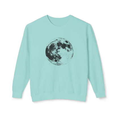 Moon Phase Crewneck Sweatshirt — Vintage Lunar Graphic Pullover