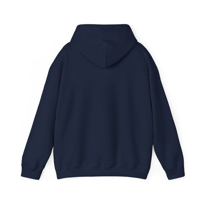 Windswept Tree Hoodie – Minimal Black Ink Nature Pullover