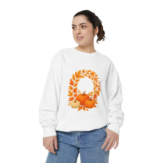 Autumn Pumpkin Sweatshirt - Cozy Fall Apparel, Perfect for Halloween, Thanksgiving, Casual Outfits, Seasonal Gift