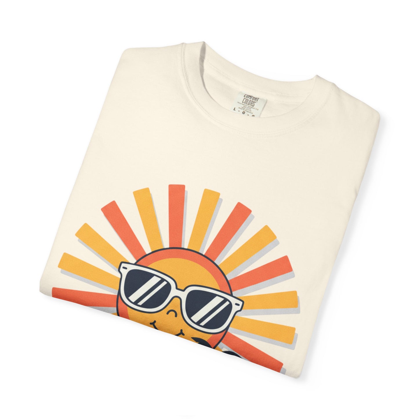 Summer Vibes T-Shirt — Retro Sun with Sunglasses Beach Graphic