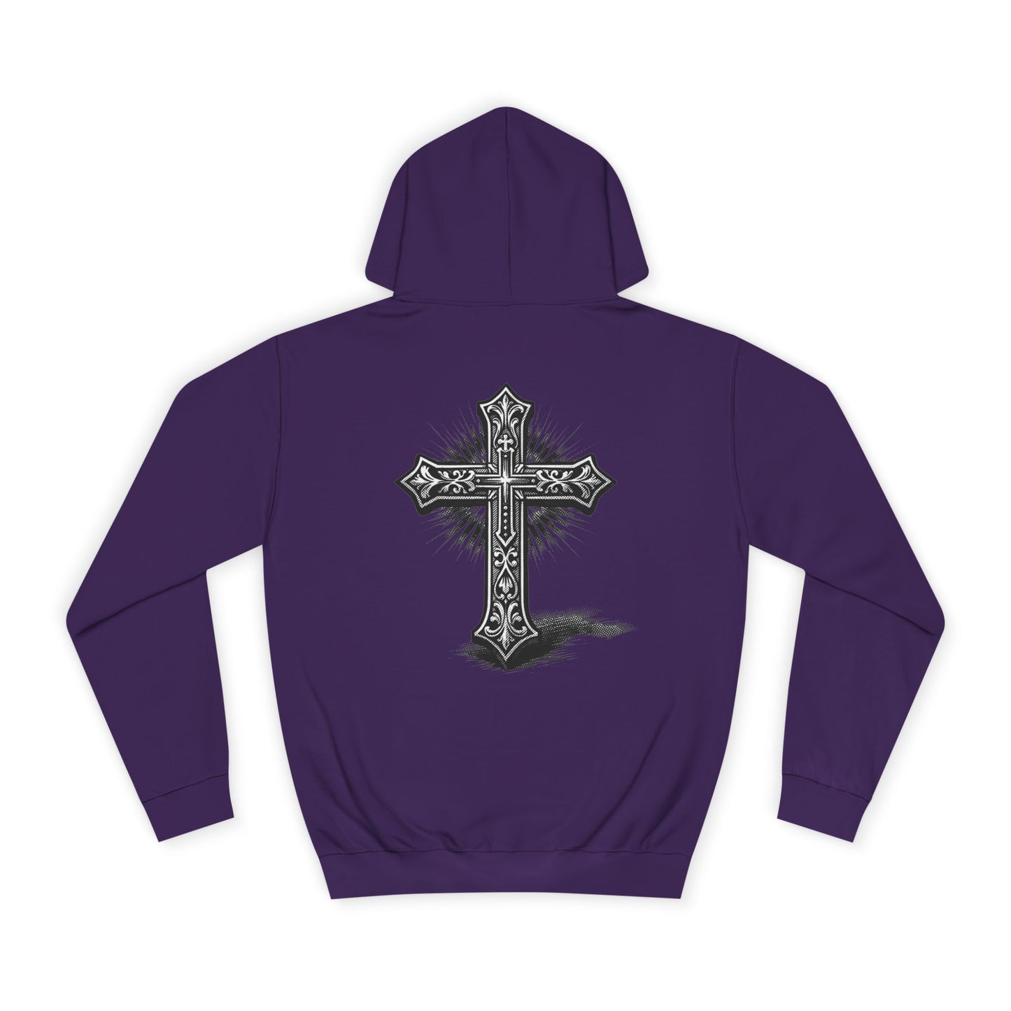 Religious Cross Hoodie — Ornate Gothic Cross Pullover