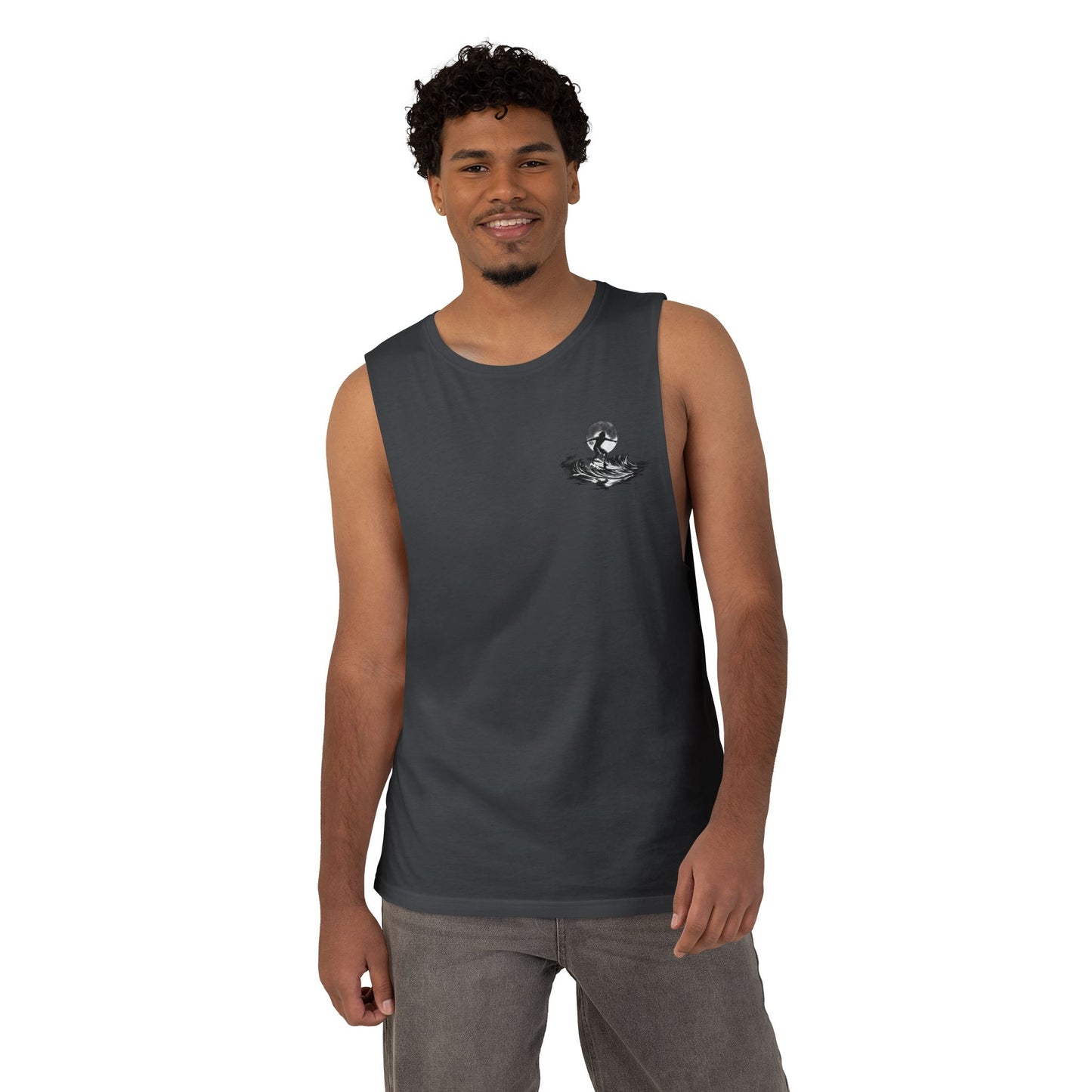 Barnard Tree Tank Top — Minimalist Chest Logo Athletic Tank