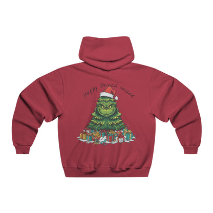 Grinch Christmas Hoodie — "Happy Grinchmas" Holiday Tree Sweatshirt