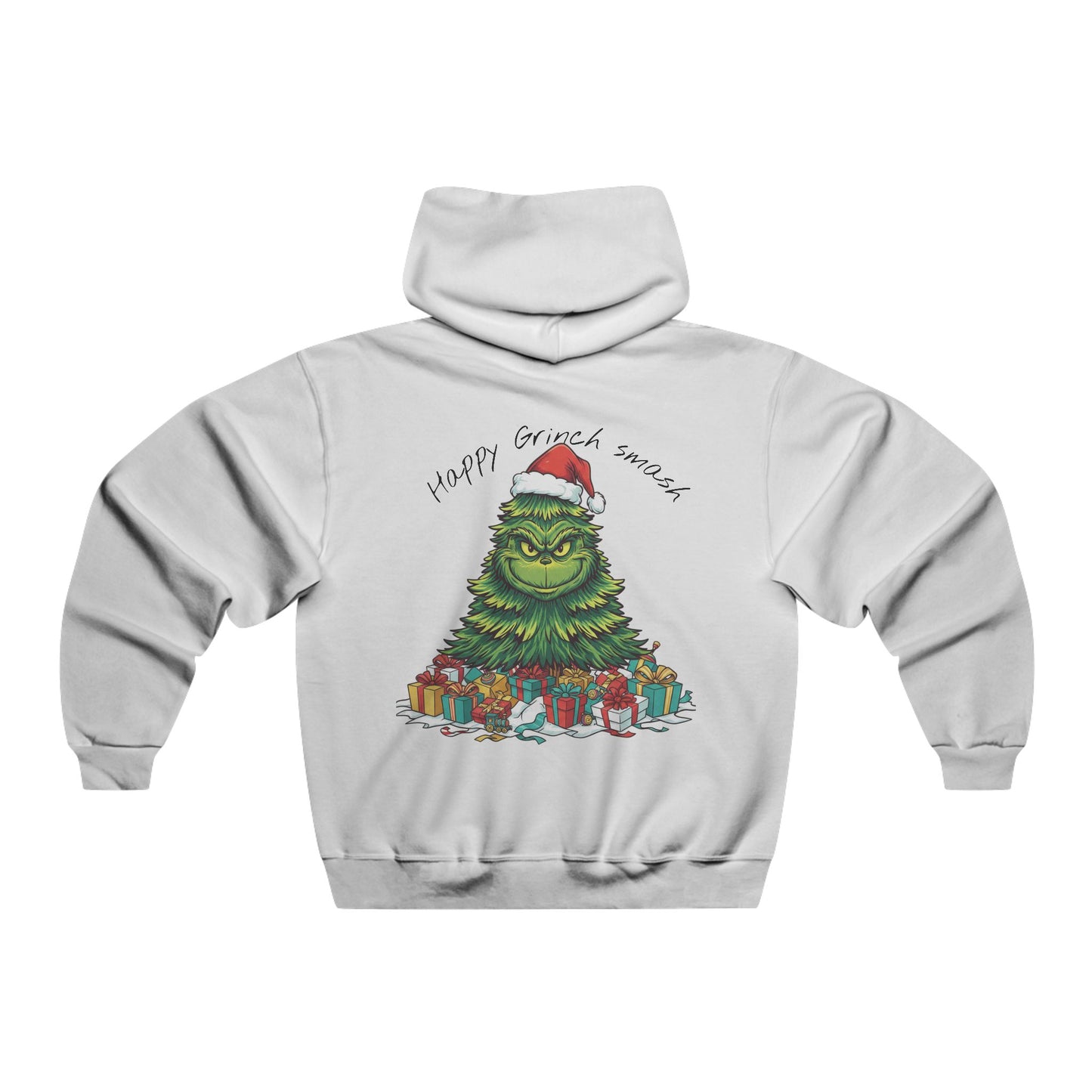 Grinch Christmas Hoodie — "Happy Grinchmas" Holiday Tree Sweatshirt