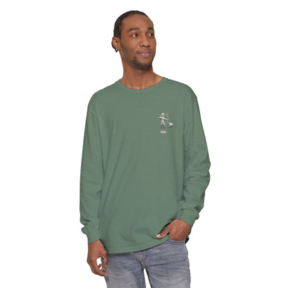 Cupid Cherub Long Sleeve Tee — Vintage Cupid Heart Graphic