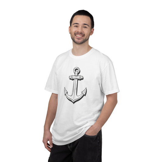 Anchor Graphic T-Shirt — Nautical Vintage Anchor Tee for Men & Women