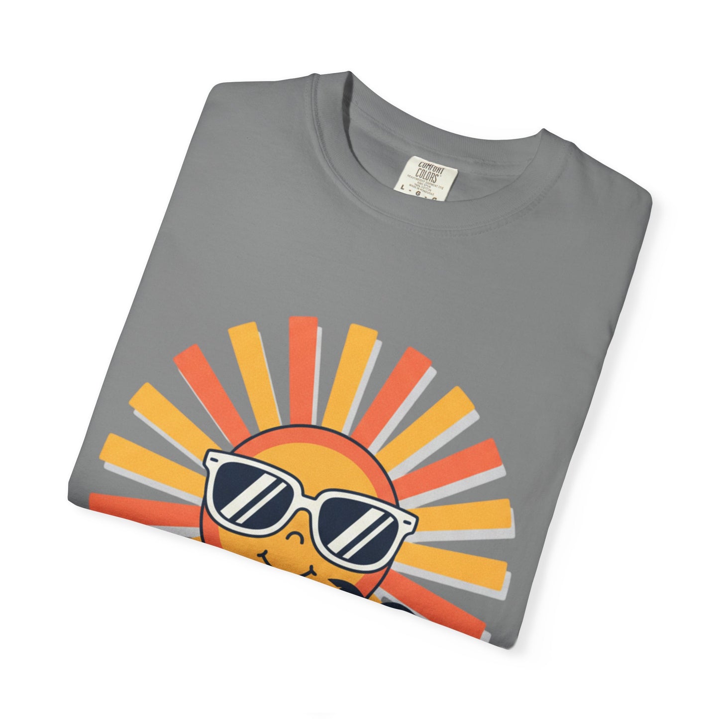 Summer Vibes T-Shirt — Retro Sun with Sunglasses Beach Graphic
