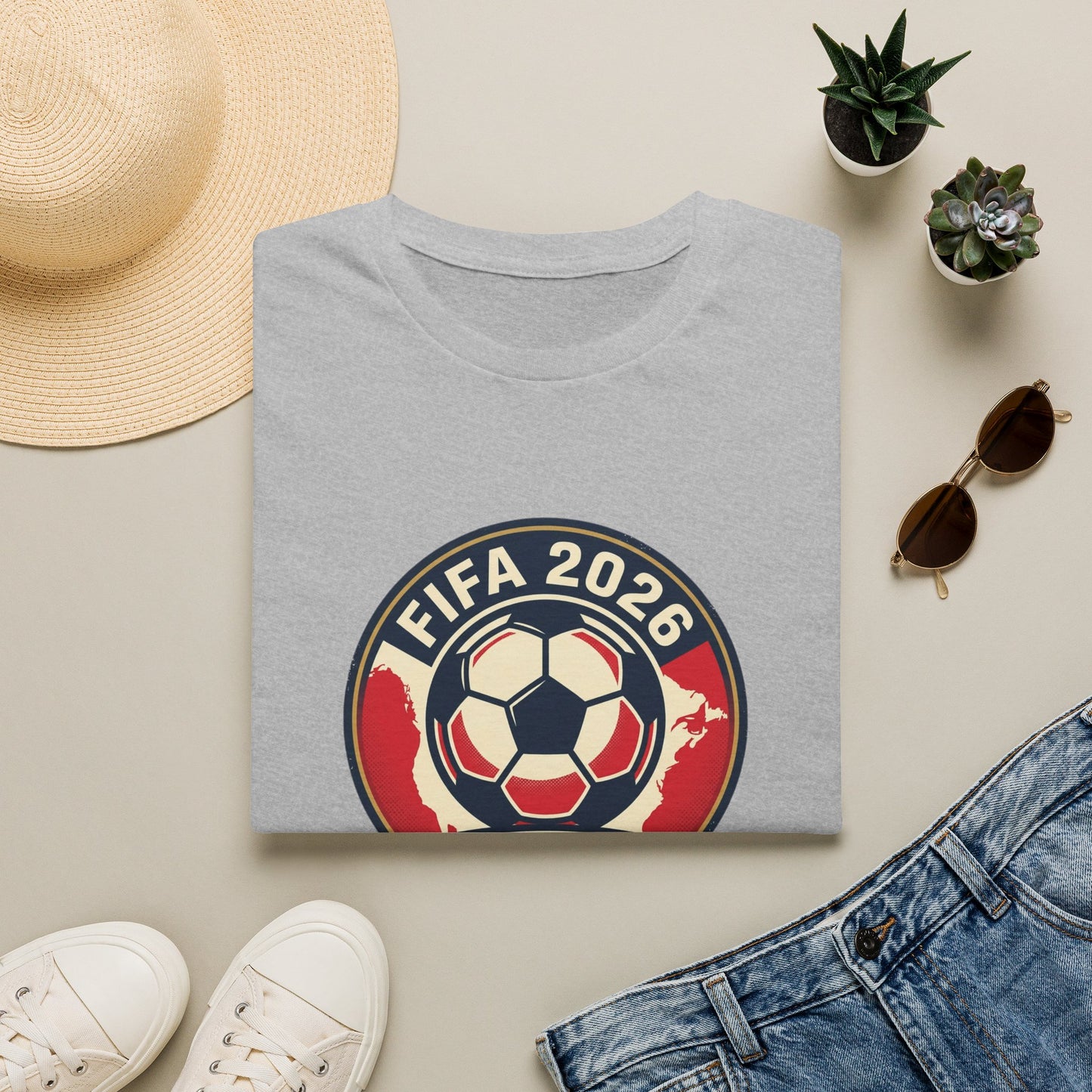 FIFA 2026 Soccer World Cup T-Shirt — Retro Football Fan Tee