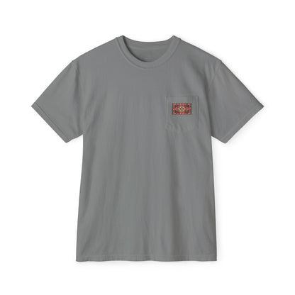 Pocket T-Shirt — Vintage Woven Patch Casual Tee