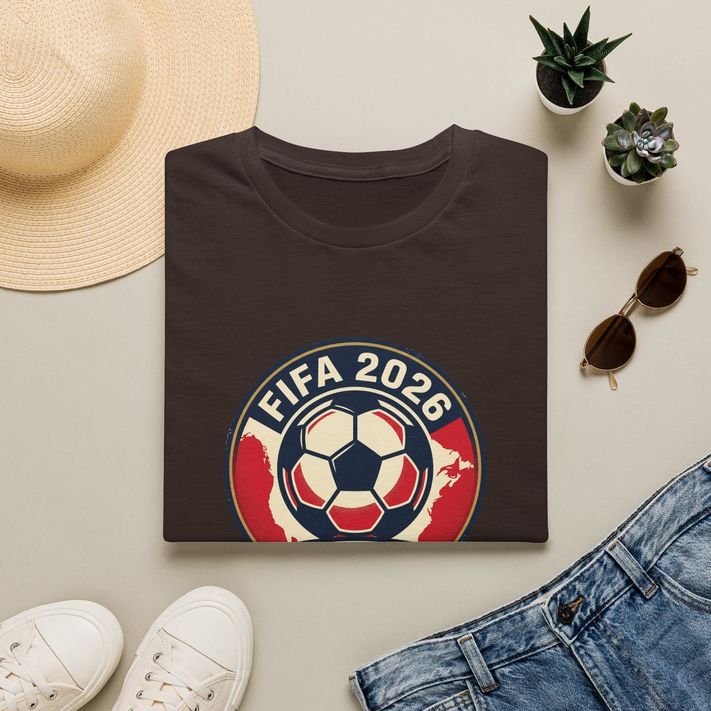 FIFA 2026 Soccer World Cup T-Shirt — Retro Football Fan Tee