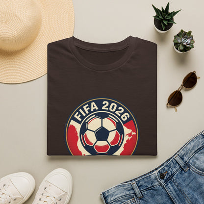 FIFA 2026 Soccer World Cup T-Shirt — Retro Football Fan Tee
