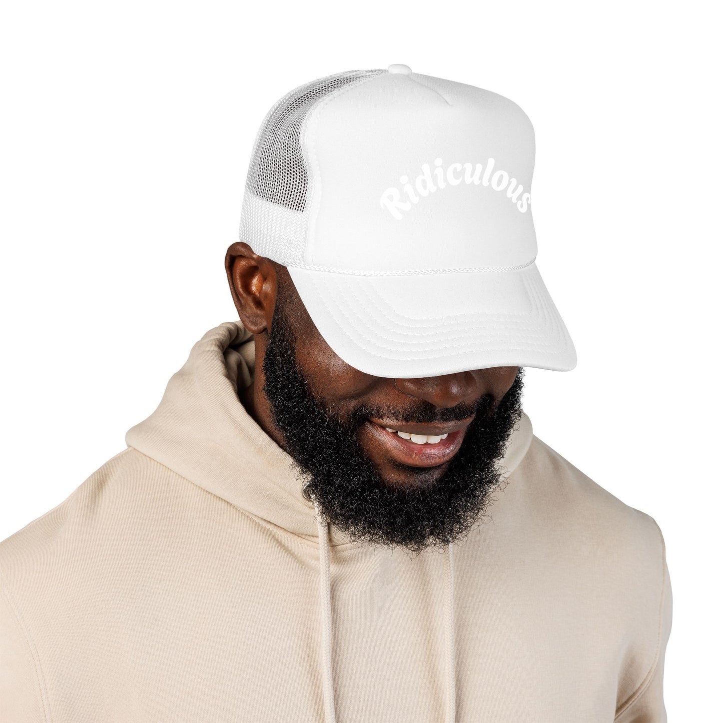 Ridiculous Foam Trucker Hat — Funny Retro Script Mesh Cap