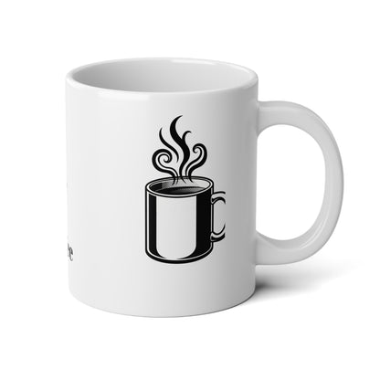 Coffee Mug — Jumbo 20oz ‘For the Love of Coffee’ Ceramic Mug