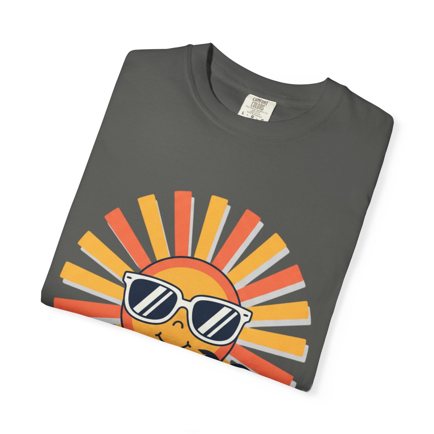 Summer Vibes T-Shirt — Retro Sun with Sunglasses Beach Graphic