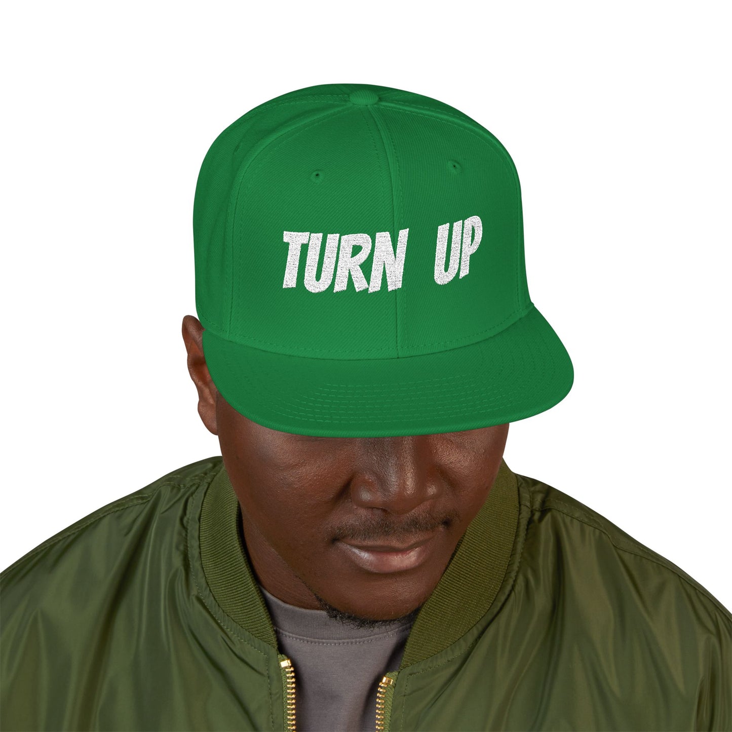 Snapback Hat — "Grown Up" Embroidered Streetwear Cap