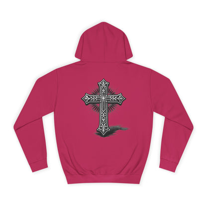 Religious Cross Hoodie — Ornate Gothic Cross Pullover