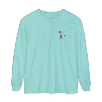 Cupid Cherub Long Sleeve Tee — Vintage Cupid Heart Graphic