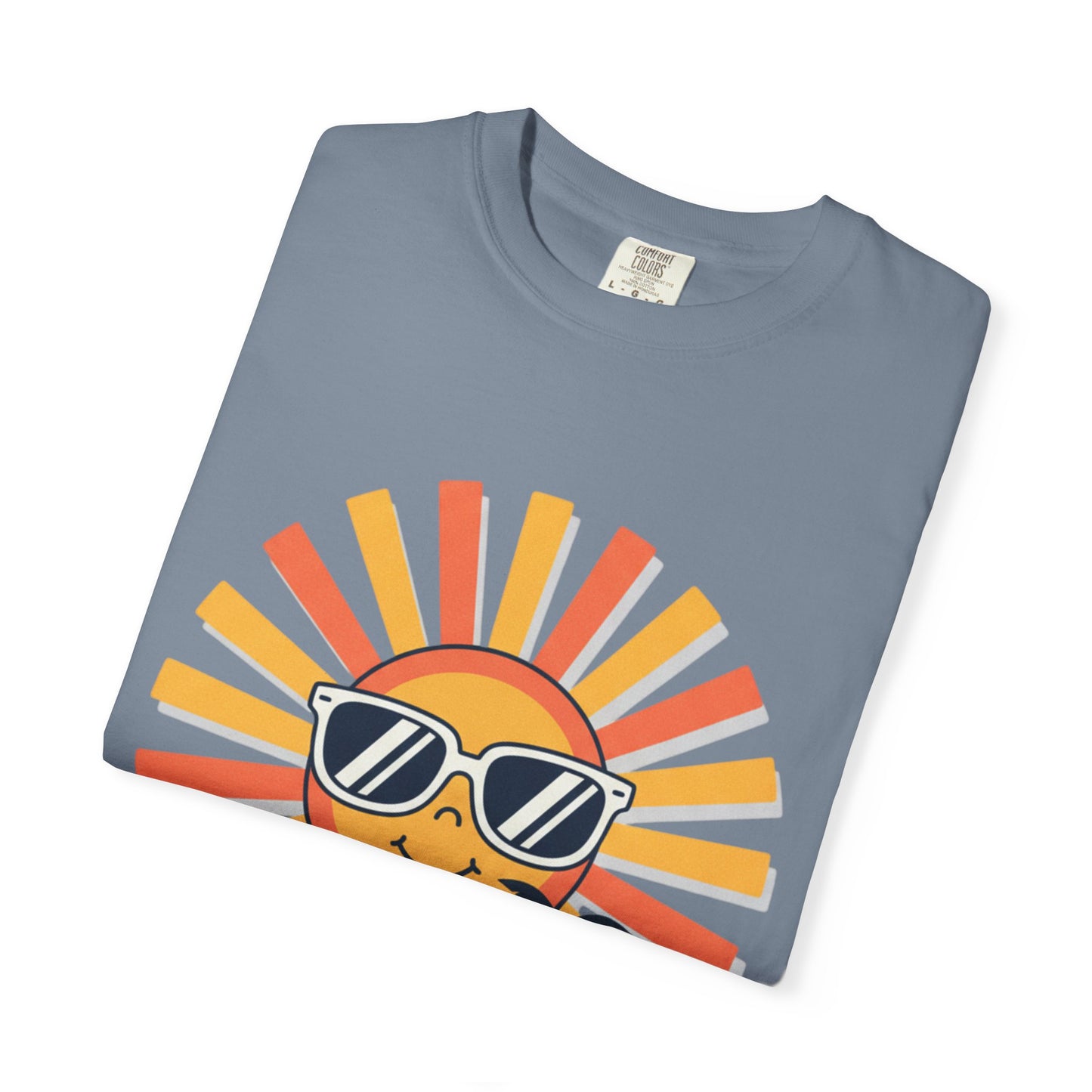 Summer Vibes T-Shirt — Retro Sun with Sunglasses Beach Graphic