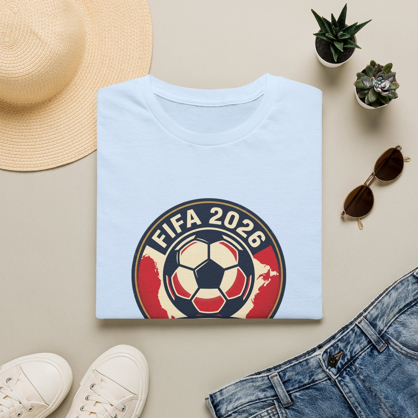 FIFA 2026 Soccer World Cup T-Shirt — Retro Football Fan Tee