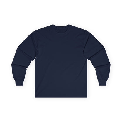 Long Sleeve Tee — "Breathe, Believe and Trust Yourself" Inspirational Back Text