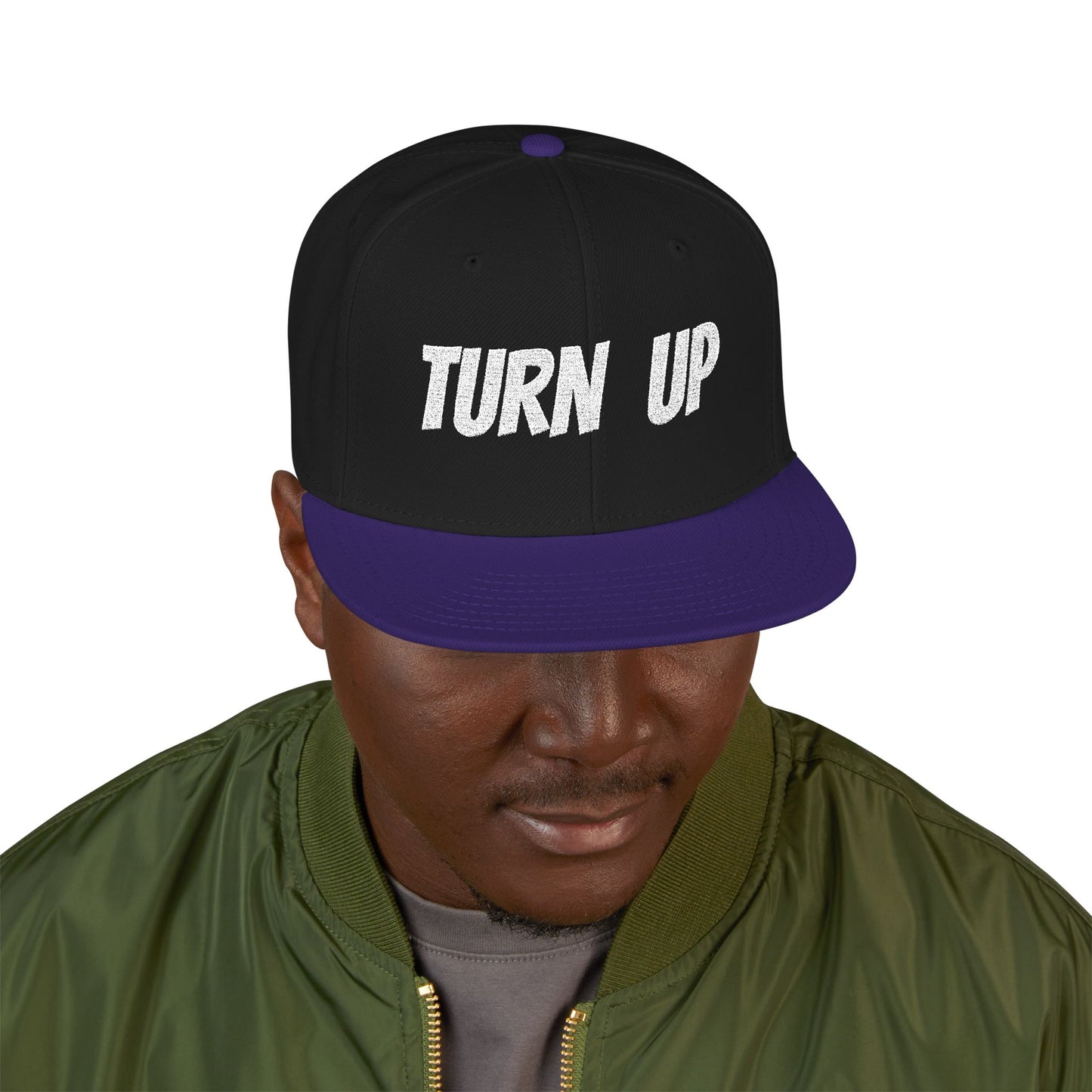 Snapback Hat — "Grown Up" Embroidered Streetwear Cap