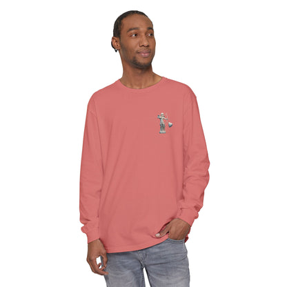Cupid Cherub Long Sleeve Tee — Vintage Cupid Heart Graphic