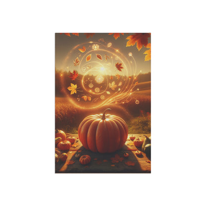 Autumn Garden Banner, Fall Decor, Pumpkin Flag, Thanksgiving Home Decoration, Outdoor Seasonal Display