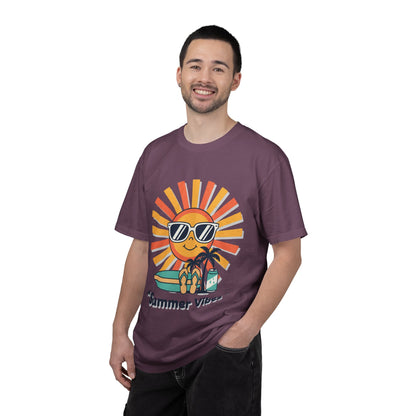 Summer Vibes T-Shirt — Retro Sun with Sunglasses Beach Graphic
