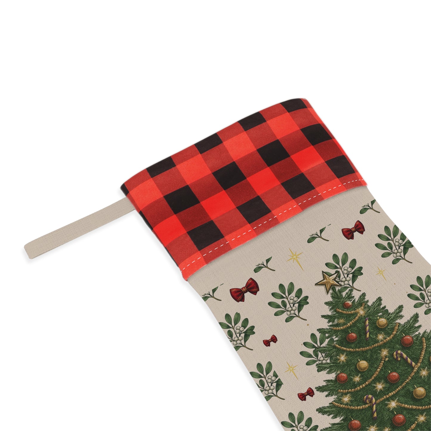 Festive Christmas Stocking, Holiday Decor, Personalized Gift, Winter Celebration, Stocking Stuffers, Cozy Home Decoration