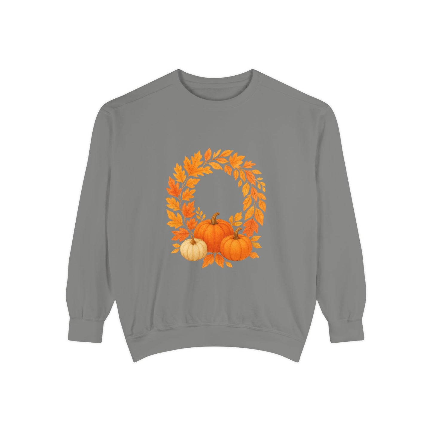 Autumn Pumpkin Sweatshirt - Cozy Fall Apparel, Perfect for Halloween, Thanksgiving, Casual Outfits, Seasonal Gift
