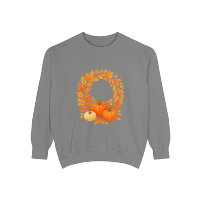 Autumn Pumpkin Sweatshirt - Cozy Fall Apparel, Perfect for Halloween, Thanksgiving, Casual Outfits, Seasonal Gift