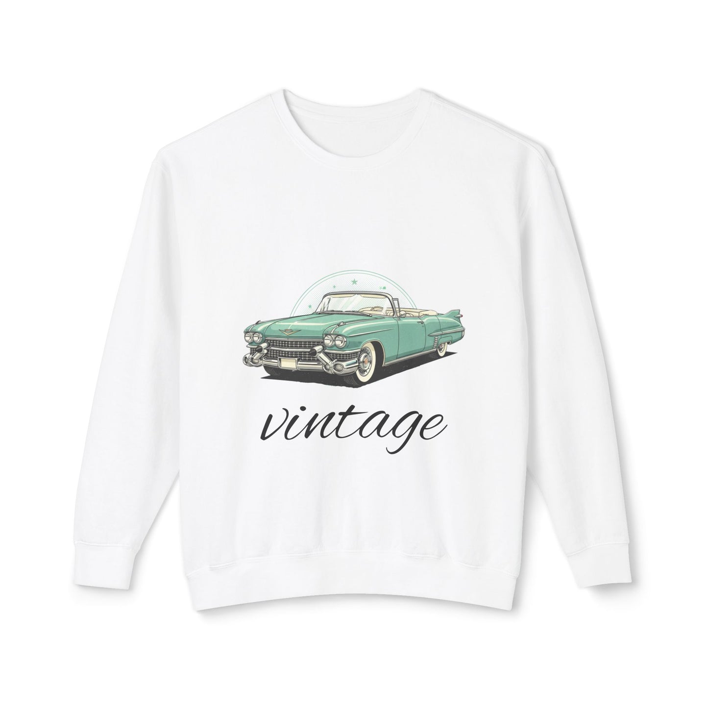 Vintage Green Classic Car Crewneck Sweatshirt