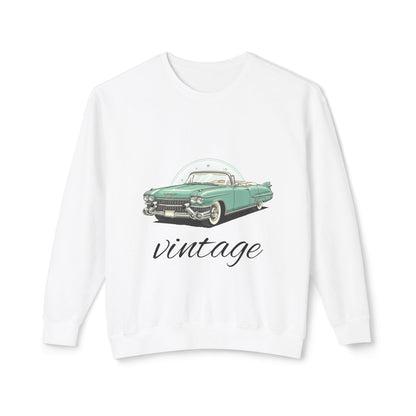 Vintage Green Classic Car Crewneck Sweatshirt