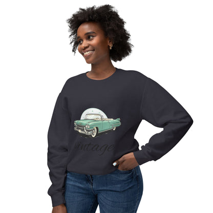 Vintage Green Classic Car Crewneck Sweatshirt