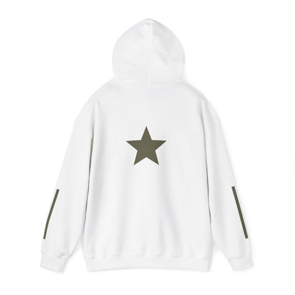 Motivational Hooded Sweatshirt with Star Design | Perfect for Everyday Wear, Gifts, and Cozy Days, Rise N' Shine, Unisex Hoodie