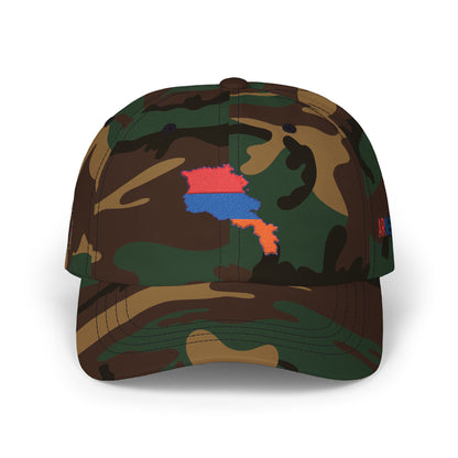 Armenia Flag Dad Cap — Embroidered Map Baseball Hat